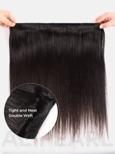 Alipearl 12A Grade Raw Hair Bundle Straight Top Grade Salon Hair Natural Color Can Be Bleached To #613 - Image 3