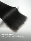 Light Yaki Straight Human Hair Bundles 1 or 3 Pcs Premium Weft - Image 4