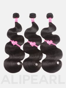 Alipearl Toppest 12A Grade Virgin Hair Bundle Body Wave with 5*5 HD Super Thin Lace Closure - Image 2