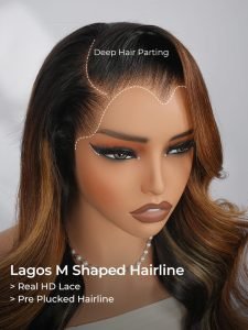 Highlight Lagos Hairline Loose Body Wave 13x6 HD Lace Front Wigs - Image 5