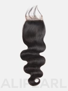 Brazilian Body Wave Virgin Hair 4pcs with Lace Closure Alipearl - Image 4