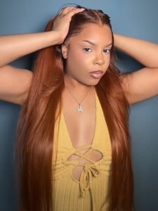Honeyed Bliss Color Wig M Hairline 13x6 Front Wig With Widow's Peak - Image 4