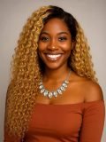 Celebrity Inspired-300% Density 30 Inch 13x5 HD Lace Ombre Loose Deep Wave Wig - Image 3