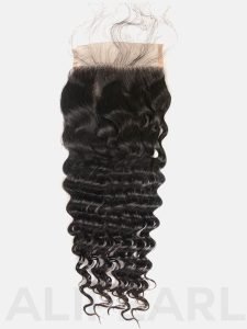 Deep Wave Hair 3 Bundles With 5x5 Lace Closure Deep Wave Closure - Image 5