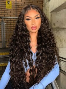 Long Human Hair Wigs Loose Deep Wave Wig Long Lace Wig 24-40 Inchs - Image 9