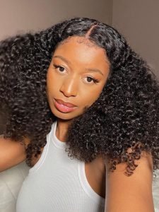 Curly U Part Wig Affordable Human Hair Wigs V Part Wigs Online - Image 3