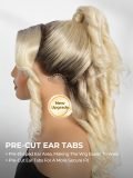 Blonde Body Wave 360 Glueless Lace Wig With Dark Root 250 Density - Image 5