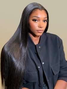 Ready To Go M Hairline Straight 6x8 Lace Front Wig With Drawstring - Image 4