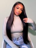 Alipearl Straight 13*6 Lace Frontal Wigs Transparent Lace - Image 6