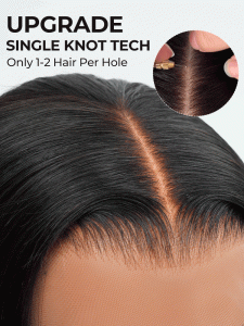 Single Knots Parting Max 13x5 HD Lace Front Wigs 300% High Density Virgin Human Hair - Image 7