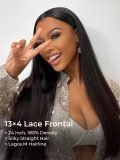 [Set Deal]$299=M Hairline Straight 13x4 Wig 24inch + Side Part Body 6x8 Wig - Image 2