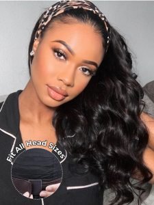 Body Wave Best Headband Wig Affordable Half Wig Styles - Image 2
