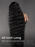 40 Inches Voluminous Loose Deep Wave HD Lace Frontal Wig Super Long Human Hair 300% Density - Image 6
