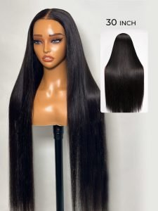Long Straight Wig HD Lace Closure Wig Human Hair 24-40 Inches - Image 4