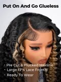 Pre Everything Side Part Highlight Deep Wave 13x4 Lace Wig Glueless - Image 3