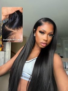 Single Knots HD Full Lace 300% High Density Front Wig Parting Max - Image 2
