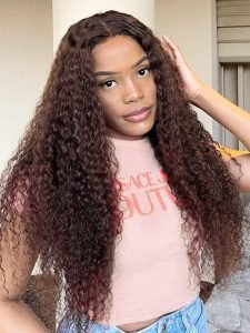 PreMax 13x6 HD Lace Frontal #4 Dark Brown Deep Wave Wig - Image 2