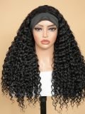 Deep Wave Human Hair Headband Wigs - Image 4