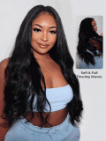 Affordable 250 Density Body Wave Glueless Half Wig Human Hair - Image 8