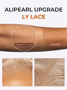 Pre-Styled P18/613 Warm Platinum Blonde Highlights Wig Glueless Straight 13x4 Partingmax Front Wig - Image 5