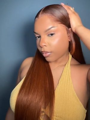 Honeyed Bliss Color Wig M Hairline 13x6 Front Wig With Widow's Peak