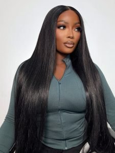 Double Drawn Wig 250% Density Straight 13x6 HD Lace Frontal Wig Brazilian Hair - Image 4
