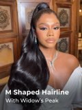 M Hairline 360 Lace Frontal Straight Wig 250% Density - Image 4