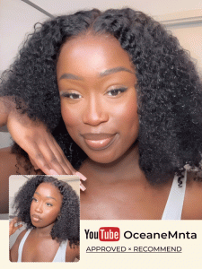 250 Density Tiktok Hot Selling Short Curly Lace Front Wig Ready To Go Glueless Human Hair - Image 8