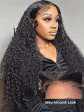 Glueless Water Wave Ready To Go 5*7 Lace Front Wig 150 Density - Image 9