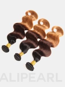 Brazilian Ombre Color 1B/4/30 Body Wave 3 Bundles Alipearl Hair - Image 2