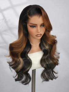 Highlight Lagos Hairline Loose Body Wave 13x6 HD Lace Front Wigs - Image 4