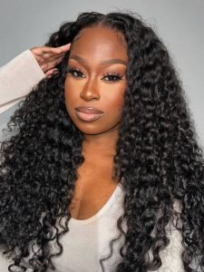 Water Wave Upart Wigs Best Natural Wavy Wig Human Hair V Part Wigs - Image 4