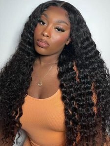 Cheap U Part Wigs Deep Wave Hair Wigs For Women - Image 4