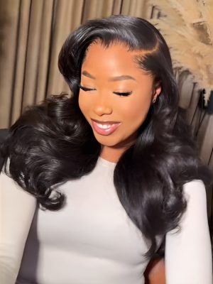 Lagos Hairline Kash Doll Layered Cut 13x6 Lace Ready To Go 6x8 Wig With Drawstring