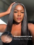 Ship In 24 Hours - Glueless Ready To Go Straight Human Hair Wigs 180% Density Lace Front Wigs - Image 3