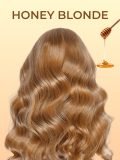 #27 Honey Blonde Body Wave 13x4 Lace Front Wig Primium Human Hair - Image 4