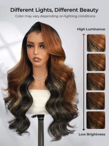 Highlight Lagos Hairline Loose Body Wave 13x6 HD Lace Front Wigs - Image 6