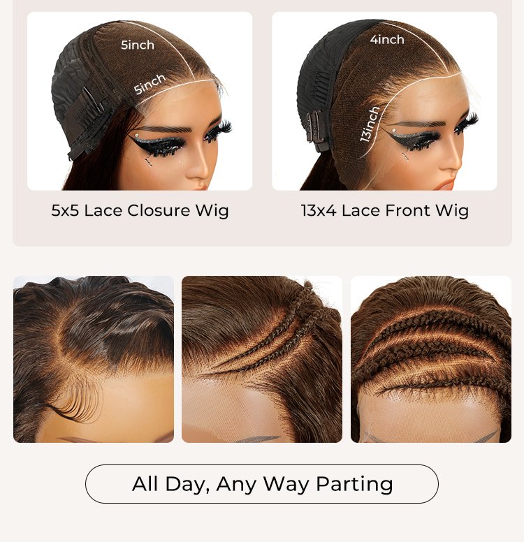 transparent lace front