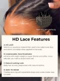 Messy Bun Water Wave 360 HD Lace Glueless Wig With Drawstring - Image 5