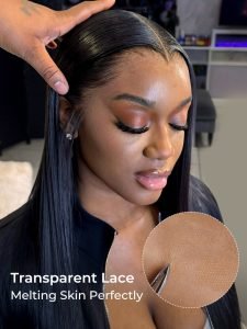 Ready To Go M Hairline Straight 6x8 Lace Front Wig With Drawstring - Image 6