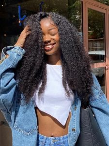 Full Density Curly Human Hair 13u00d74 Lace Front Wig Closure Wig For Beginners - Image 6