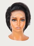 Short Wig Straight Pixie Cut Wig Human Hair Bob Wig - Image 4
