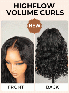 High Volume Layered Curls Body Wave Single Knots Invisible Ready To Go Lace Wig - Image 7
