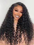 Deep Wave Glueless Ready To Go 4x7 Invisible Lace Front Wig Human Hair - Image 4