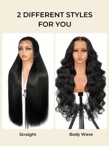 Single Knots HD Full Lace 300% High Density Front Wig Parting Max - Image 3