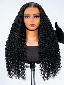 Human Hair Full Lace Wigs 180% Density Deep Wave Wigs For Women - Image 4