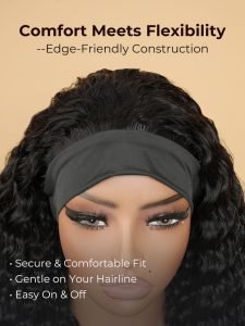 Curly Headband Wigs For Black Women Human Hair Wigs - Image 6