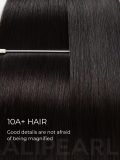 Super Double Drawn Straight Hair Extensions 3 Bundles with Full End Unprocessed Human Hair - Image 7