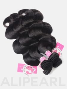 Brazilian Body Wave Virgin Hair 4pcs with Lace Closure Alipearl - Image 6