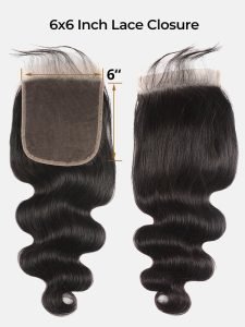 Body Wave 3 Hair Bundle Deals With 6x6 Body Wave Closure - Image 6